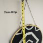 New Handcrafted Black & White Beaded  India  Artisan Wall Hanging