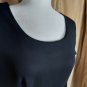 Vintage Erica Black Sheer Bow Waist Back Zip Dress Size M