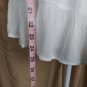 Indigo Soul White Crochet Detail Front Sleeveless Top Size S