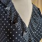 Closetrix Black & White Polka-dot Belted Skip On  Dress Size XL