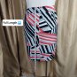 Nine West Black, White, Pink Print Pencil Skirt Size 16