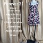 Forever 21 Black Floral Print Cotton Blend Mini Dress Size S