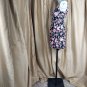 Forever 21 Black Floral Print Cotton Blend Mini Dress Size S