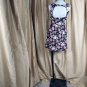 Forever 21 Black Floral Print Cotton Blend Mini Dress Size S