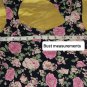 Forever 21 Black Floral Print Cotton Blend Mini Dress Size S