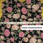 Forever 21 Black Floral Print Cotton Blend Mini Dress Size S