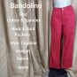 Bandolino Red Cotton & Spandex Denim Jeans Size 10