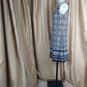White House Black Market Black & White Print Detail Hem Dress Size S