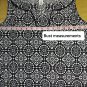 White House Black Market Black & White Print Detail Hem Dress Size S