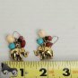 Vintage Gold-tone Elephant&Acirc;&nbsp;Earrings Drop Dangle Hook