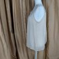 Adiva Ivory Lace Tie V Neckline Romantic Sleeveless Top Size S