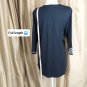 Denim + Company black and white detail 100% cotton top size L