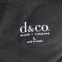 Denim + Company black and white detail 100% cotton top size L