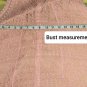 Rewind Peach Lace Knit Sheer Button  Back Size M