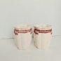 2New Romance Pink Hand Painted Exclusively For Seymour Mann Mugs