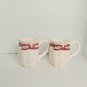 2New Romance Pink Hand Painted Exclusively For Seymour Mann Mugs