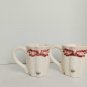 2New Romance Pink Hand Painted Exclusively For Seymour Mann Mugs