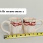 2New Romance Pink Hand Painted Exclusively For Seymour Mann Mugs