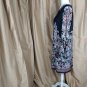 Emma & Michele Black And Red Print Princess Sleeves Slip On Dress Size 14