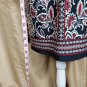 Emma & Michele Black And Red Print Princess Sleeves Slip On Dress Size 14