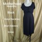 Motherhood Maternity Black Detail Neckline Dress Size S