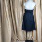 Vintage Gap Black Cotton Side Pockets Strapless Dress Size 6