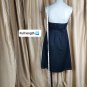 Vintage Gap Black Cotton Side Pockets Strapless Dress Size 6