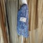 Behind The Seams Blue print lace  Sleeve detail  Top Size M