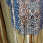 Behind The Seams Blue print lace  Sleeve detail  Top Size M