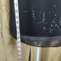 Talbots Black Sheer Over Sparkle Tank Detail Neckline Top Size 8