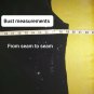 Talbots Black Sheer Over Sparkle Tank Detail Neckline Top Size 8