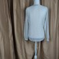 Outback Red White & Gold Print V Neckline Upper Pockets Top Size M