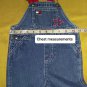 Vintage TOMMY HILFIGER  blue stars logo  Overalls  Sz 6-12 Mos