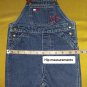 Vintage TOMMY HILFIGER  blue stars logo  Overalls  Sz 6-12 Mos