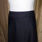 Cato Black Fitted Waistband Layed Hem Skirt Size 12