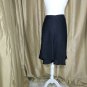 Cato Black Fitted Waistband Layed Hem Skirt Size 12