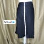 Cato Black Fitted Waistband Layed Hem Skirt Size 12