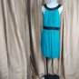 Twenty-one Green & Black Spandex Blend Side Zip Dress Size 1