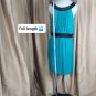 Twenty-one Green & Black Spandex Blend Side Zip Dress Size 1