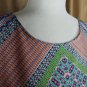 The Limted Multicolored Print  Short Sleeve Top Size L