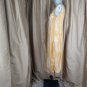 Shuffle Designer Wear Gold & Yellow Floral Detail Side Splits Dress Size S