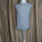 Talbots Red ,white & Blue Mix Print Sleeveless Blouse Size Sp