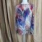Prima  Bella Printed Sparkle Detail Cardigan Size M