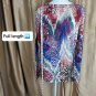 Prima  Bella Printed Sparkle Detail Cardigan Size M