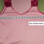 Jaclyn Smith Collection Peach & Pink Crinkled Tank Top Size S