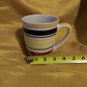 Royal Norfolk White With Colorful Band Stoneware Mug