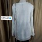 New With Tag True Craft White Lose Knit Cold Shoulder Sweater Size 3X
