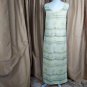 BORCELLINI Exclusive Creations spring green Maxi Dress Size 11 / 12