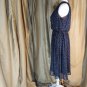 Want And Need Navyblue Floral Print Dress Size M
