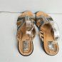 Clarks Artisan Brown Metallic Leather Sandals Size 8.5
